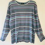 Eddie Bauer  Sz XXL Women Striped Long Sleeve Shirt Pullover Stretch Long Sleeves Photo 0