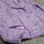 Lillie Rubin Vintage Tweed Bouclé Blazer Jacket Women's 14 Lavender Wool Purple Photo 5