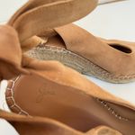 Joie Kael Suede Espadrille Open Toe Wedge Heels Tan EU 41/US 11 Photo 6