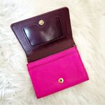 Fossil Fuchsia Leather Wallet Small Photo 1