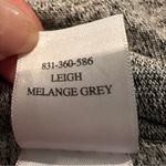 Rails  Leigh Oversized Dropped Shoulder Top Sweater Women's Small Gray Velvet Tie Photo 8