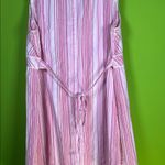 Motherhood Vintage Pink Sleeveless V-Neck Sundress Photo 6