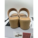 dv By Dolce Vita Women's Sharona Dual Strap Heeled Sandal Cafe/Tan 6.5 New Photo 5