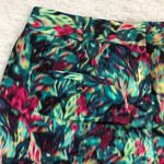 J.Crew NWT  Collection Watercolor 100% Silk Shorts green sz 6 Photo 6