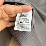 Nike  Women’s Funnel Neck Fleece Ribbed Cropped Sweater Sz L‎ Grey Photo 5