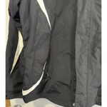 The North Face Jacket Black Full Zip Hooded Parka Zip Out Lining Women's Large L Photo 7