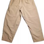 Nike Essential Woven High Rise Pants Womens Large Beige Baggy Joggers Size XXL Photo 7