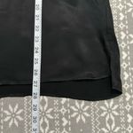 ZARA NWT ‎ Black Satin Blouse With Embellished Jeweled Wide Cuffs Size Small Photo 11