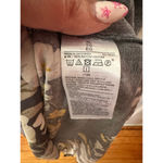 Old Navy  Floral Short Sleeve Smocked Dark Gray Dress XL Photo 9