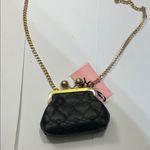 Juicy Couture Black Mini Bag with Gold Chain Photo 12