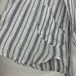 CP Shades Free People X  Womens Linen Tunic Mini Dress Sz Small Stripe Print Photo 8