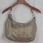 Coach F19415 Metallic Leather Signature Embroidered Shoulder Bag Photo 0