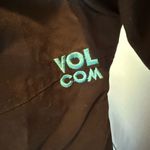 Volcom  Women's Black Blazer with Floral Lining XL Photo 3