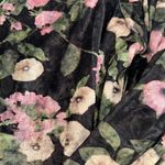 Love Riche Floral Long Sleeve Velvet Dress Size L by  Photo 1