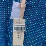 Oh Polly New Valeria Embellished Corset Long Sleeve Mini Dress Cobalt Blue US 12 Photo 4