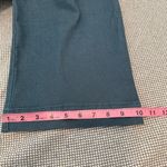 Betabrand  Women's Burton Wide Leg Crop Chino Pants Size L Dark Ocean Teal Photo 14