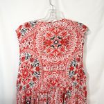 Torrid ‎ Plus Size 2X Top Babydoll Gauzy Crochet Lace Up Sleeveless Floral 709 Photo 9