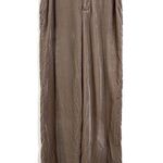 Gap Pants Women 4 Gray Velvet Velour Wide Leg Pants Pockets Mid Rise Classic Photo 0