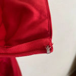 House Of CB  “Lulu”‎ Red Asymmetric Drape Midi Corset Dress NWOT size XS Photo 15