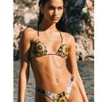 Monica Hansen Capri Triangle Top M Black NWT Black Victorian Size M Photo 10