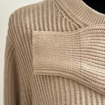 Cotton On Cotton:On Beige Oversized Cropped Cable Sweater Photo 4