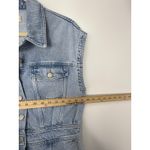 Madewell  Denim Cap Sleeve Shirtdress Aquino Wash Button Front Size 10 Photo 7