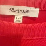 Madewell  Relaxed Long Sleeve Raglan Tee in Red size XXS Photo 3