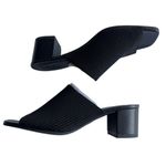 Everlane The Glove Mule in Reknit Black Woven Slip On Block Heel Size 6.5 Photo 7