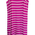 Vince Camuto T5 Maxi Dress Striped Pink White Black Spaghetti Strap XL Photo 0