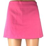 ZARA Women's Pink High Waist Wide Leg Side Zip Mini A-Line Skirt Skort Size M Photo 0