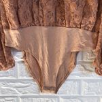 WAYF  peach nude lace‎ bodysuit women’s size medium nwot Photo 3
