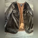 Dennis Basso  Chocolate Velvet Blazer Photo 2