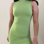 Naked Wardrobe Green Bodycon Dress Photo 0