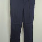 Lauren‎ Ralph Lauren Womens Navy Flat Front Slim Fit Chino Pants Size 10 Blue Photo 0
