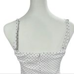 Forever 21  White & Black Polka Dot Spaghetti Strap Fitted Mini Dress Size Small Photo 5