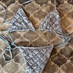 frankie's bikinis Frankie’s Bikinis Blue Bikini Set Photo 3