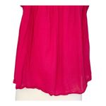 Mexican Embroidered Peasant Blouse Floral Ethnic Authentic Pink Purple Top Sz M Size M Photo 7