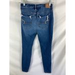 American Eagle The Dream Jean Super Hi Rise Jegging Distressed 4 R Photo 3