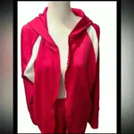 Danskin  Hot Pink Women’s Tracksuit Shorts and Zip Up Hoodie Trendy Photo 1