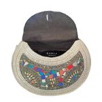 RAMLA L'Oriental Handmade Silver Multicolor Mosaic Metal Crossbody Clutch New Photo 6