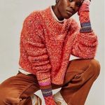 Free People stardust pullover in Scarlet Flame Combo size xs Photo 1