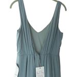 Show Me Your Mumu  Jenn Maxi Sleeveless Bridesmaid Dress Silver Sage Size XXS NWT Photo 4