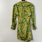 ZARA 60s style Multicolored Printed Silky Dress Photo 5