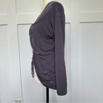 Athleta Crossover Ruched Purple Top Shirt Photo 5