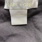 Lark + Grey NWT Women's V Neck Puff Mesh Polka Dot Sleeves Bodysuit L XL Black Size L Photo 5