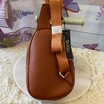 NWT SUGU Aurora Diamond Quilted Triple Compartment Crossbody Sling Bag Tan Photo 7