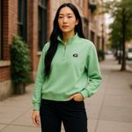 Greg Norman Green Packers Pullover Top Size M Photo 1