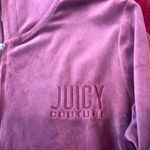 Juicy Couture Raspberry Velour Zip Up Jacket Cropped Newer Style Women’s Small Photo 1