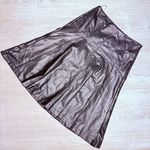 Modern Citizen  vegan leather skirt black size extra large midi past knee length Photo 0