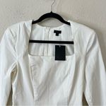 NBD Revolve NBR Long Sleeve Hastings Mini Dress in White NWT Size Small Photo 3